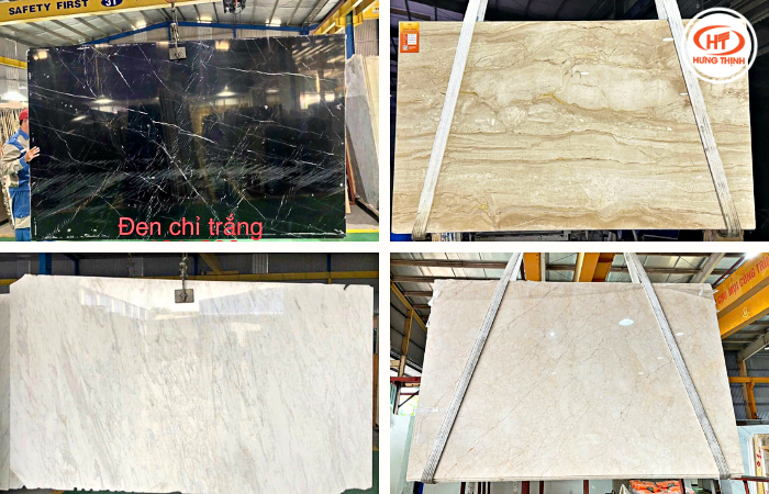 Đá cẩm thạch (Marble) tại kho được khách hàng yêu thích bởi vẻ đẹp tinh tế