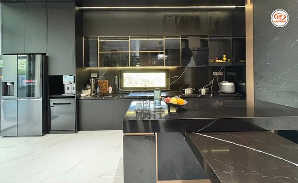 Công trình thực tế đá bếp vicostone BQ8740