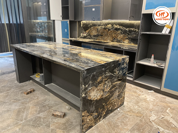 Đá Bếp Granite Black Taurus