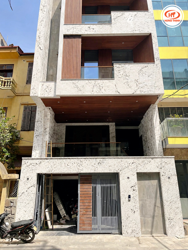 Nhà ốp mặt tiền đá Granite toát lên vẻ tinh tế, thanh lịch