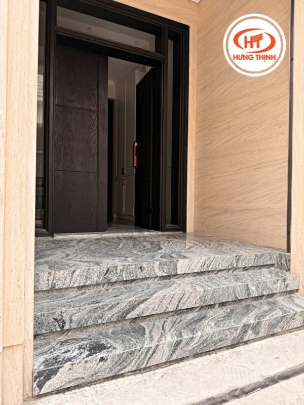 đá ốp tam cấp Granite Asian White