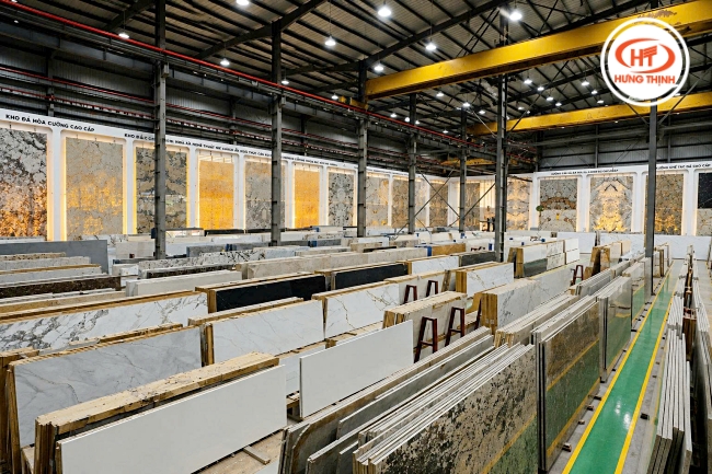 Cận cảnh tổng kho đá Hưng Thịnh Hải Phòng