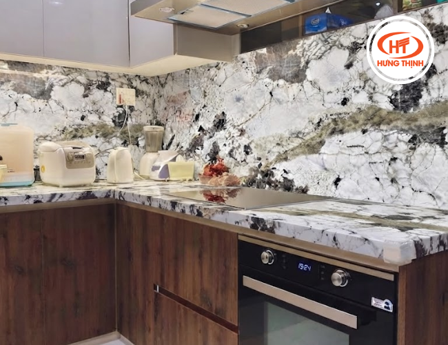 Đá Granite Apolo White đễ dàng vệ sinh khi sử dụng