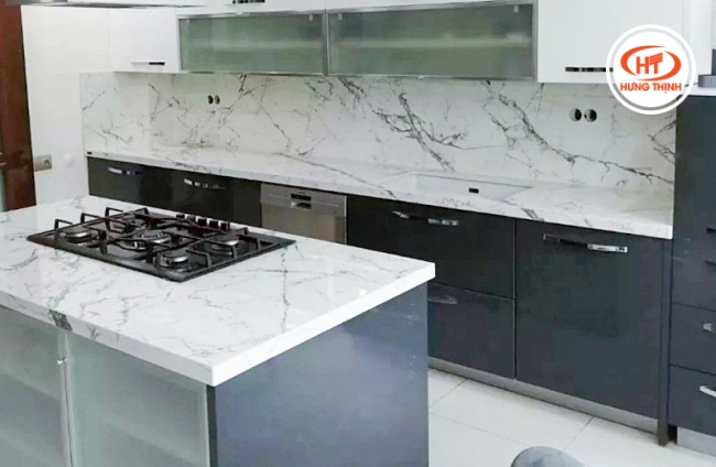 Đá Nung kết là vật liệu hiện đại thế hệ mới trong các loại đá mặt bếp